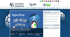 Desktop Screenshot of minifutbolamericas.com