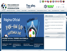 Tablet Screenshot of minifutbolamericas.com